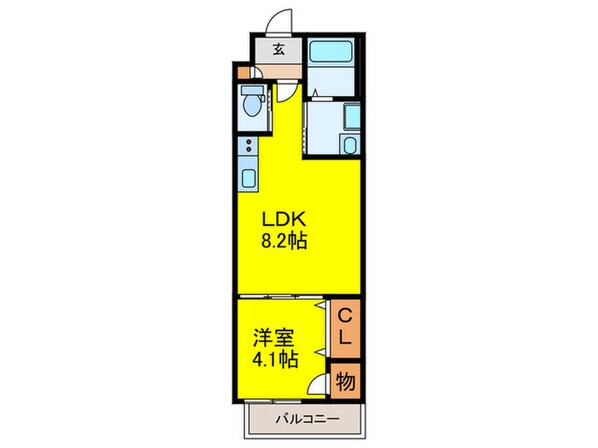 グラースコートの物件間取画像